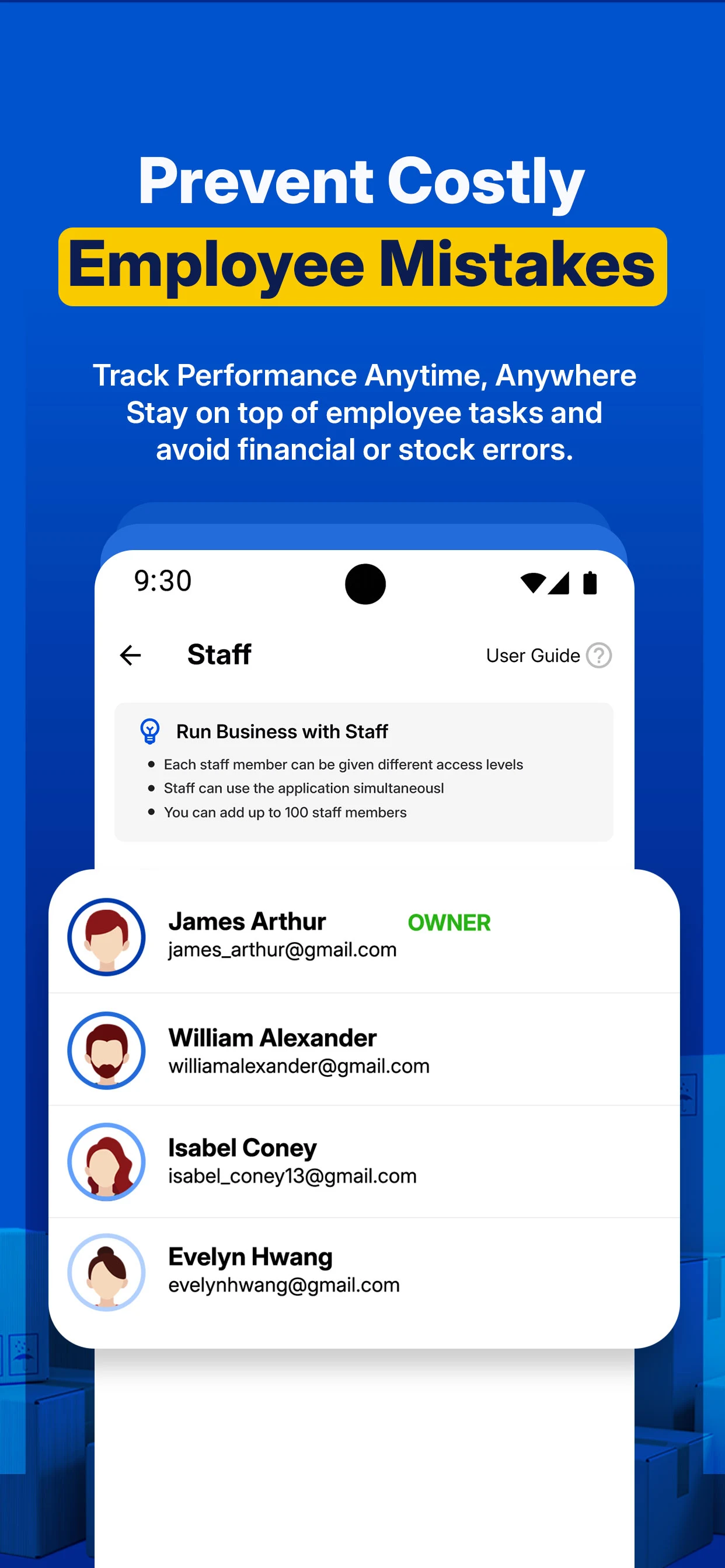 Stock and Inventory Tracker screenshot