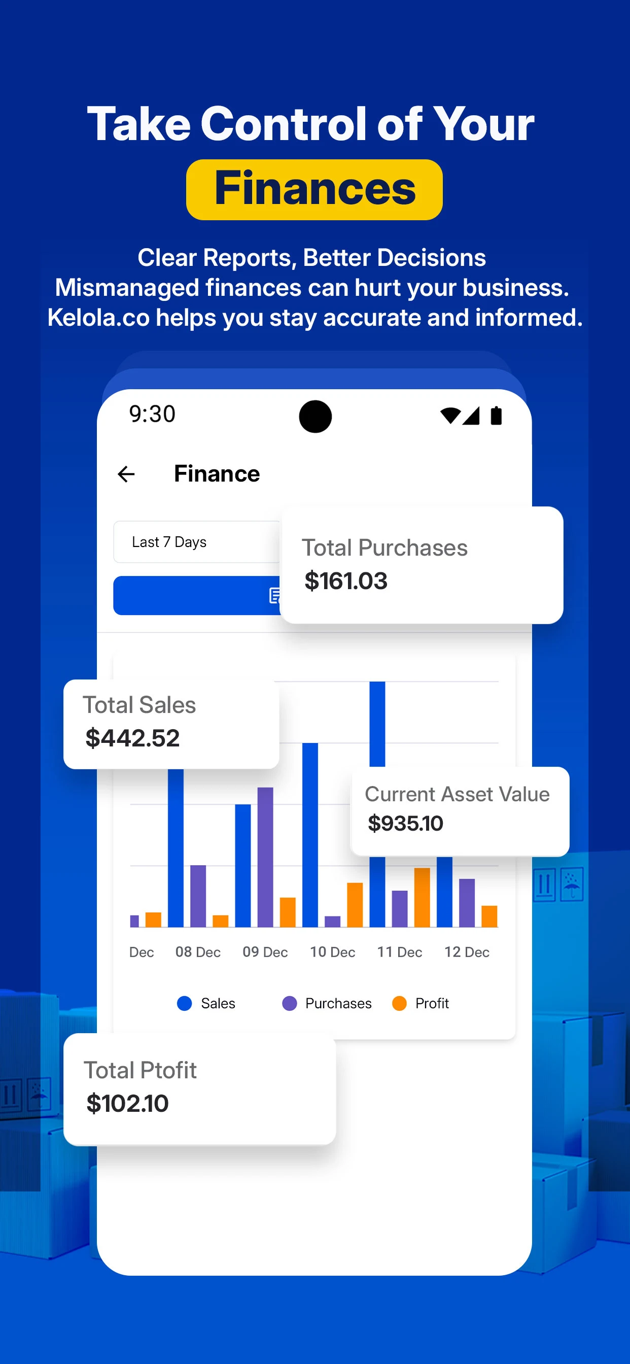 Stock and Inventory Tracker screenshot